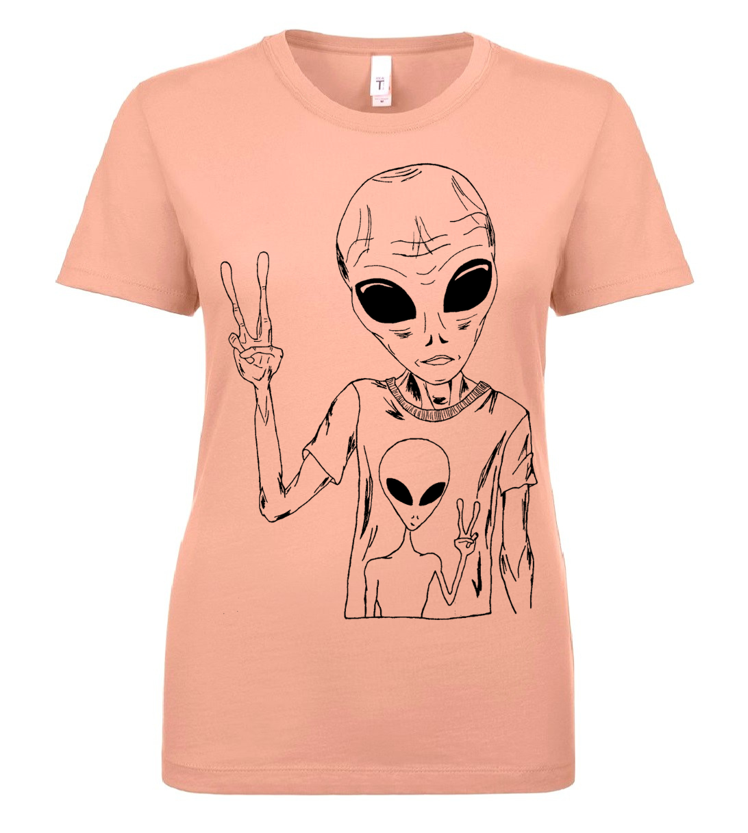 Alien T-Shirt Ladies T Shirt