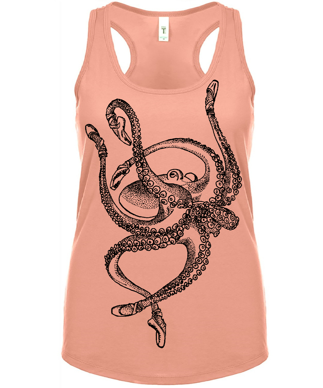 Octopus Ballet Dancer Ladies Tank Top