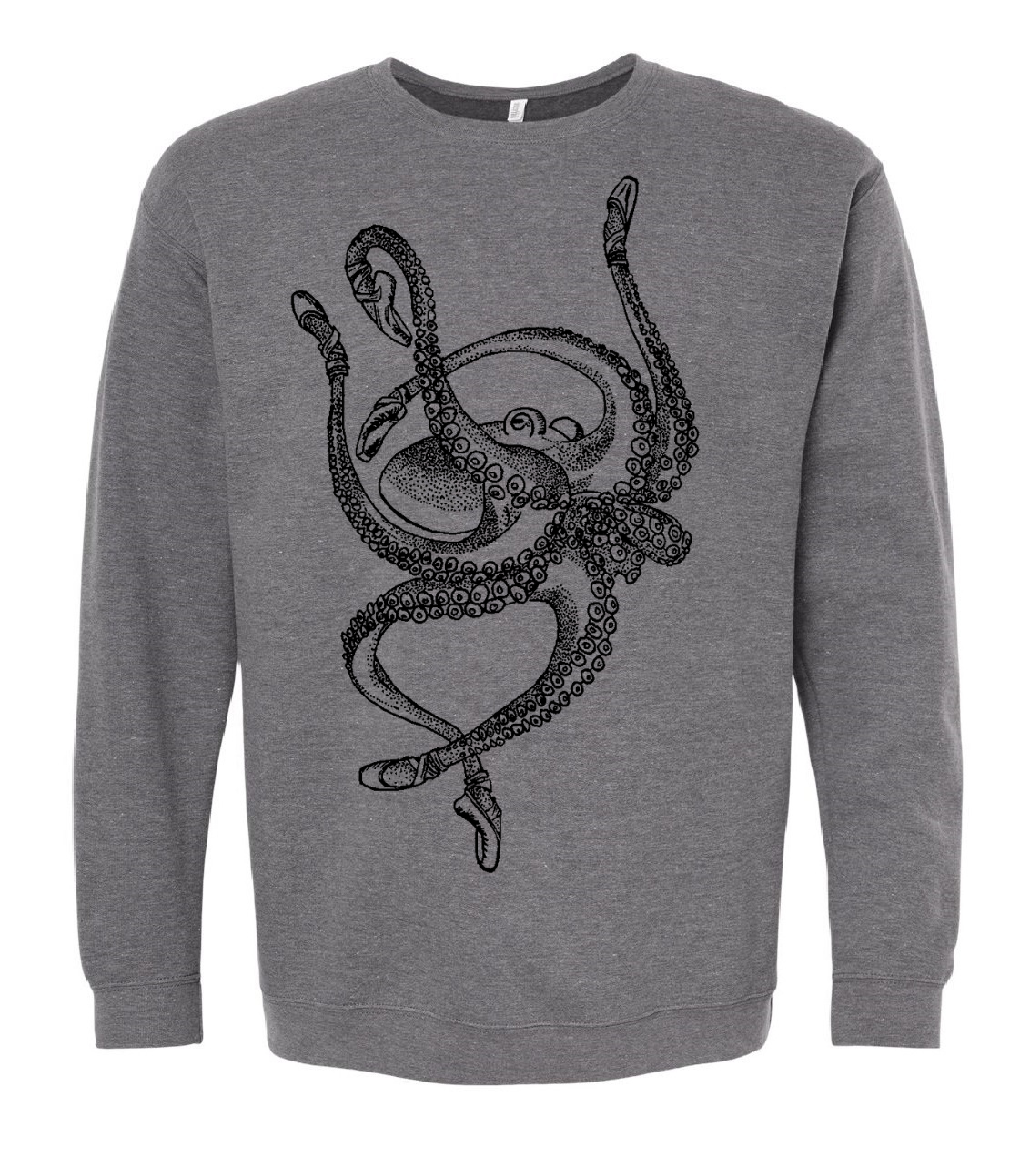 Octopus Ballet Dancer Unisex Fleece Crewneck