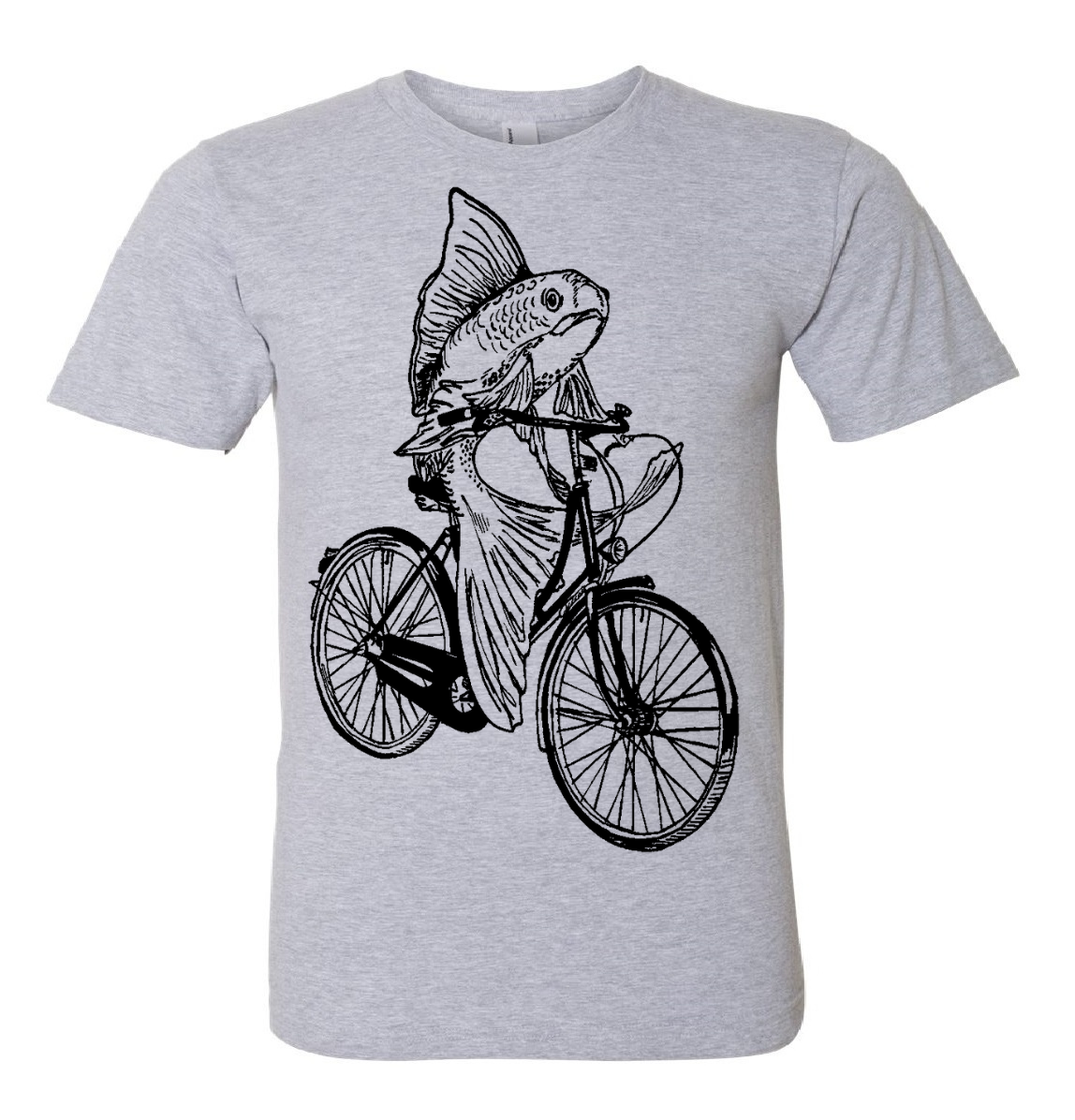 A Fish on a Bicycle Unisex T Shirt