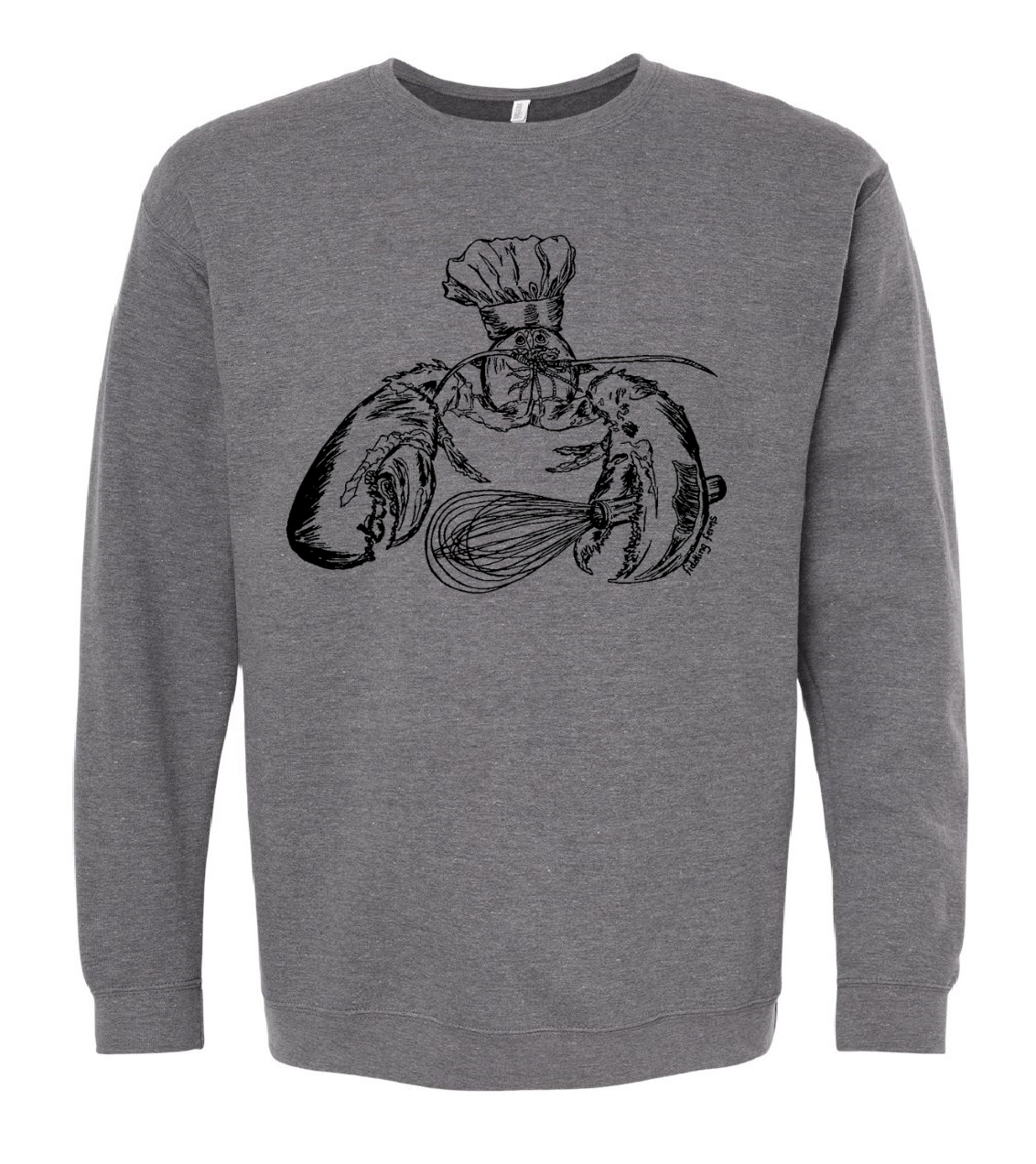 Lobster Chef Unisex Fleece Crewneck