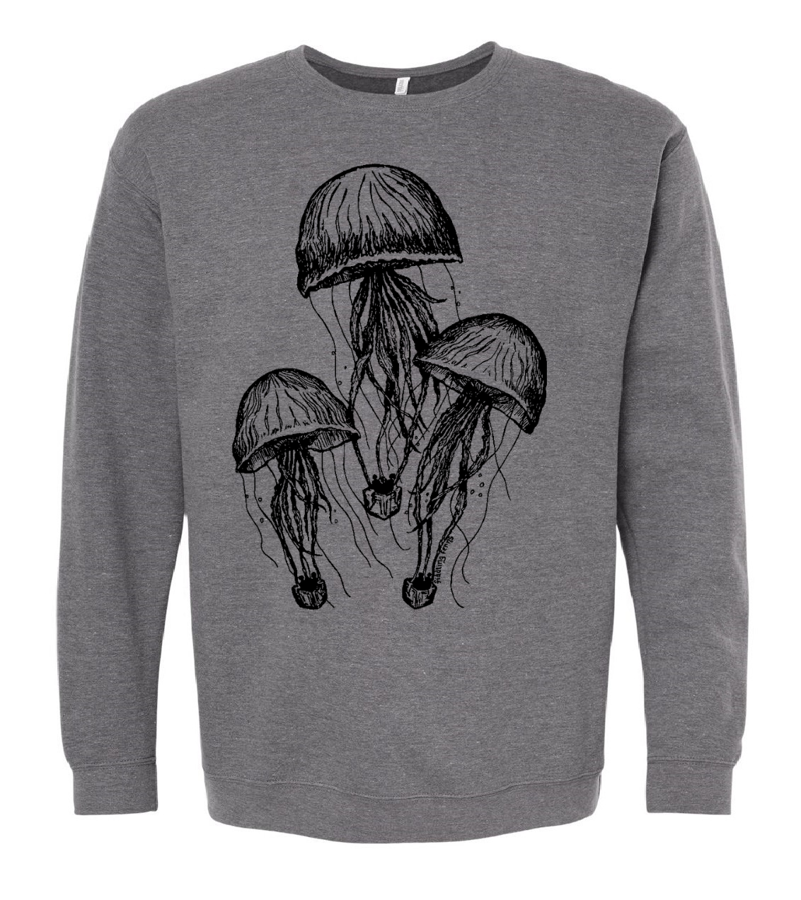 Jellyfish Air Balloons Unisex Fleece Crewneck