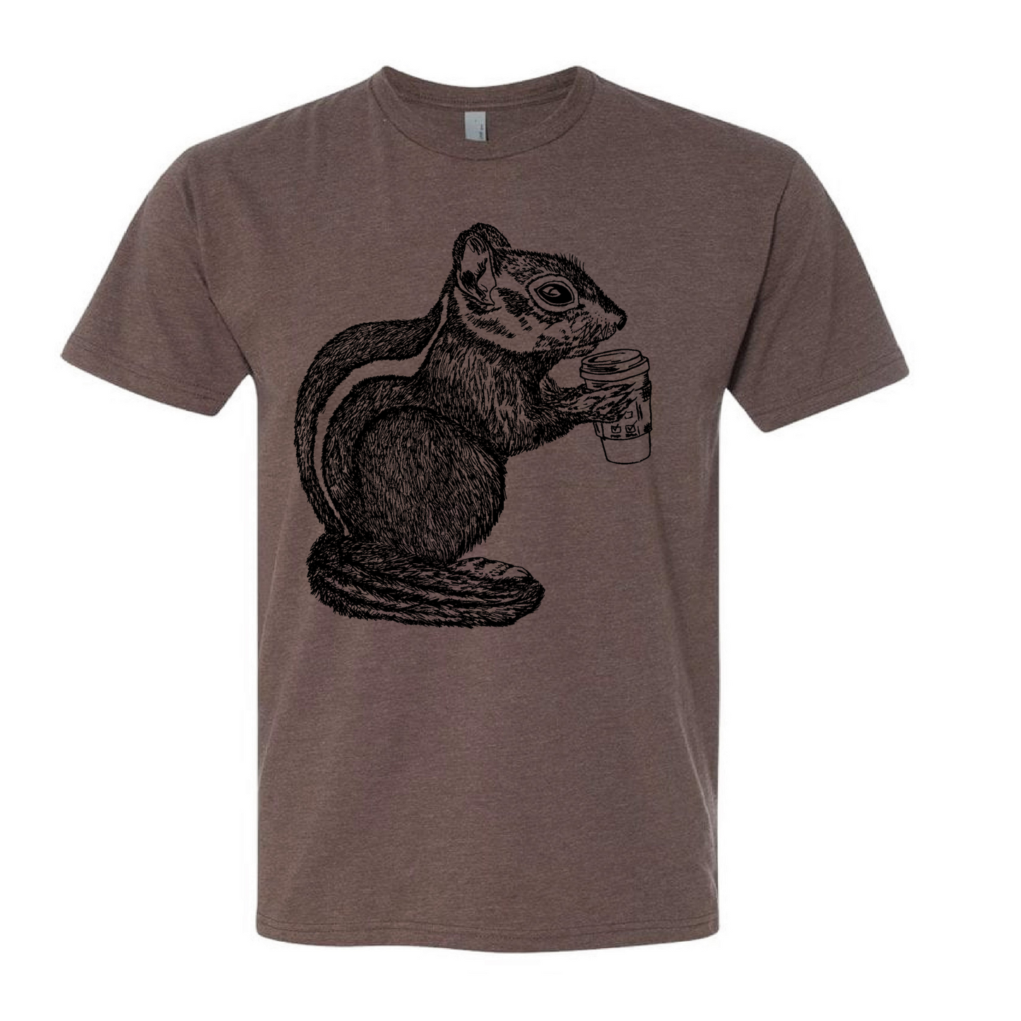 The Caffeinated Chipmunk Unisex T Shirt