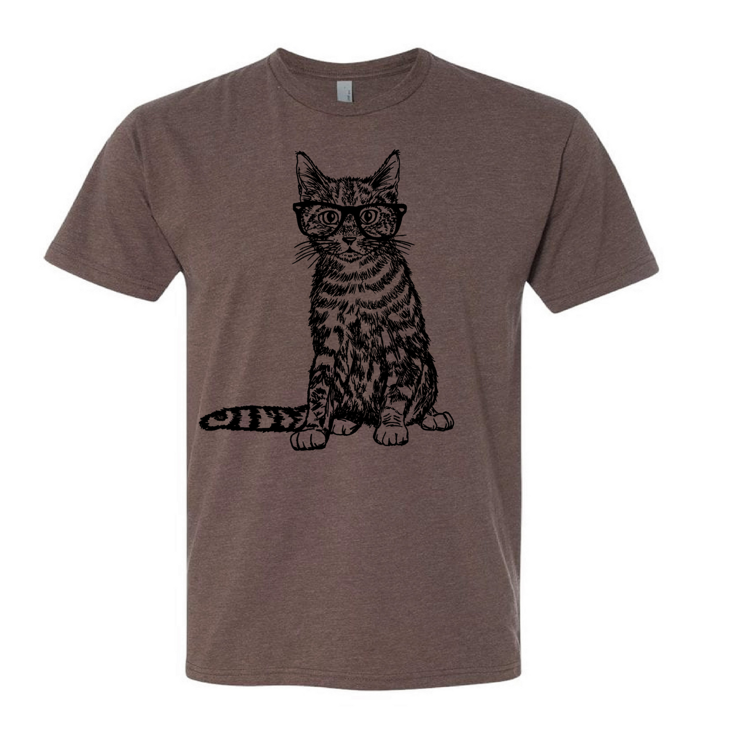 Cat Wearing Glasses Unisex T Shirt