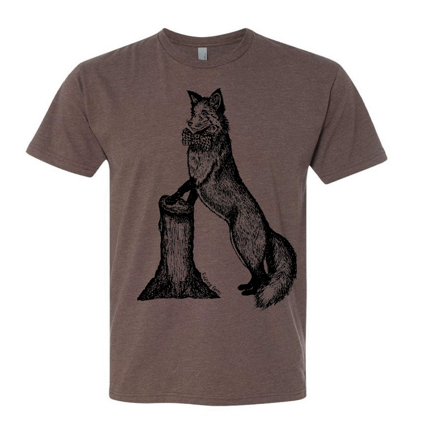 Fox in a Houndstooth Bowtie Unisex T Shirt