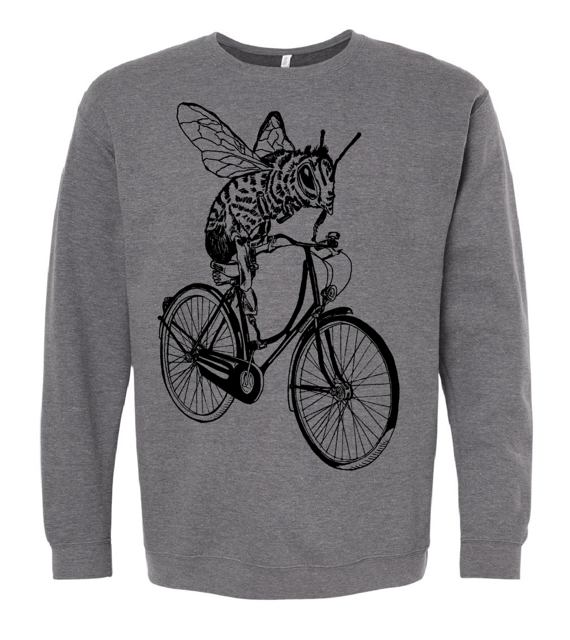 Bee-Cyclette Unisex Fleece Crewneck