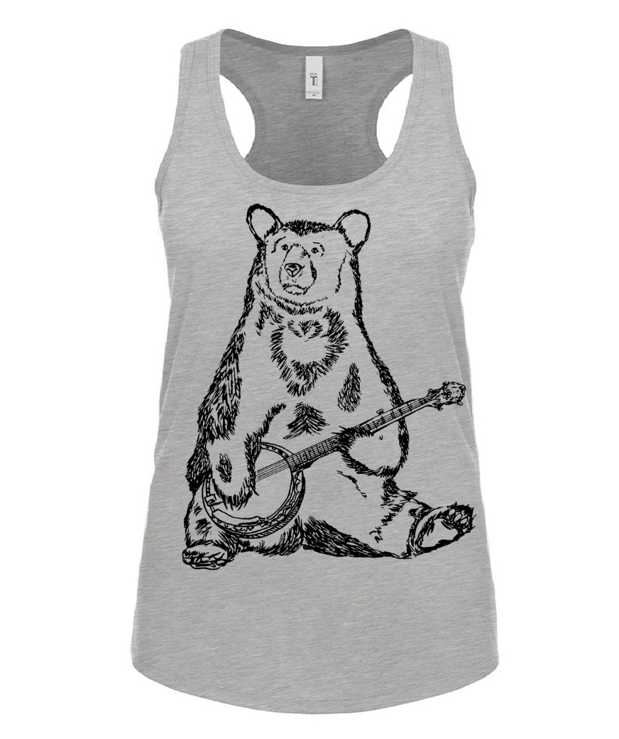 Banjo Bear Ladies Tank Top