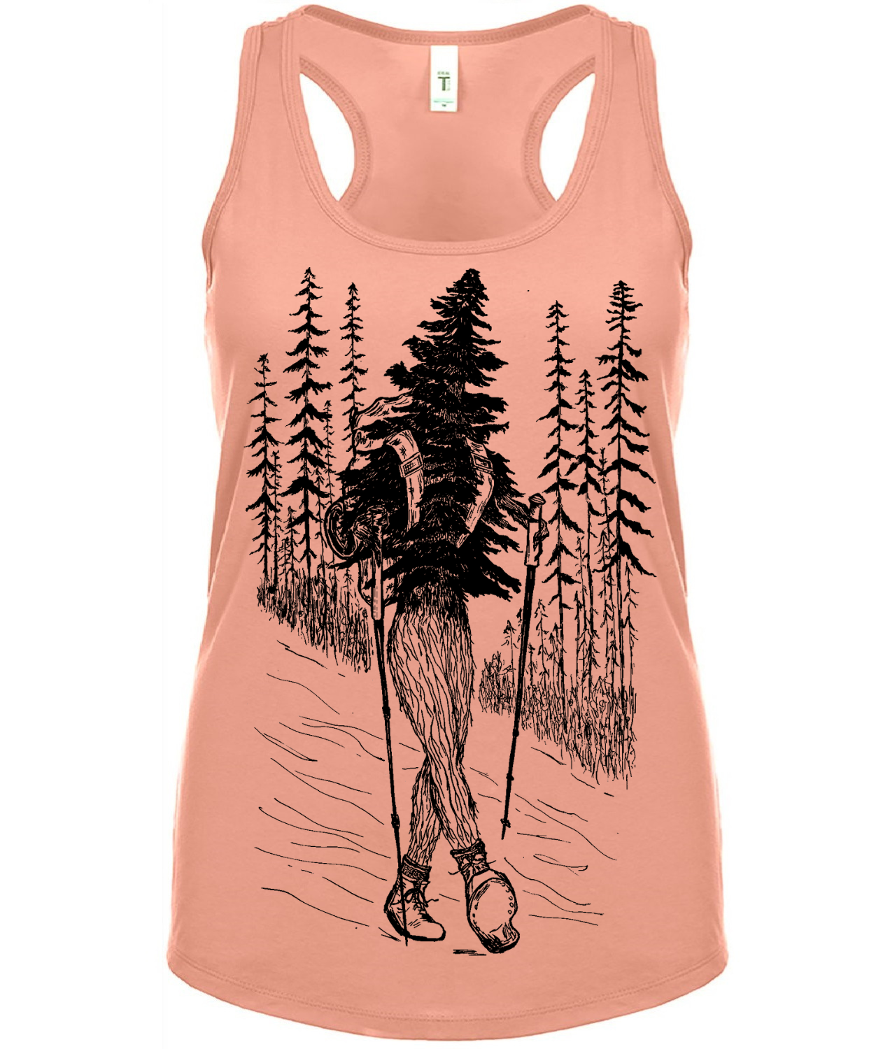 Hiking Tree Ladies Tank Top