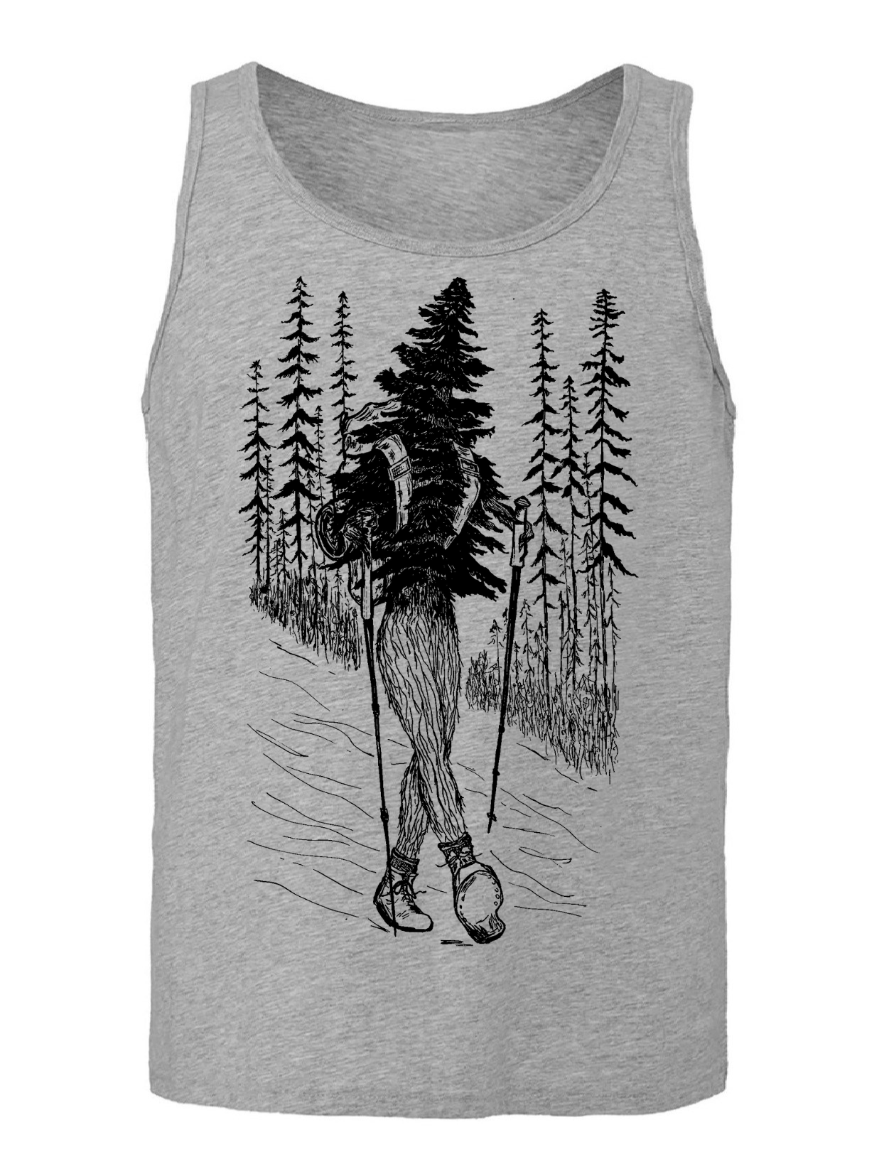 Hiking Tree Unisex Tank Top