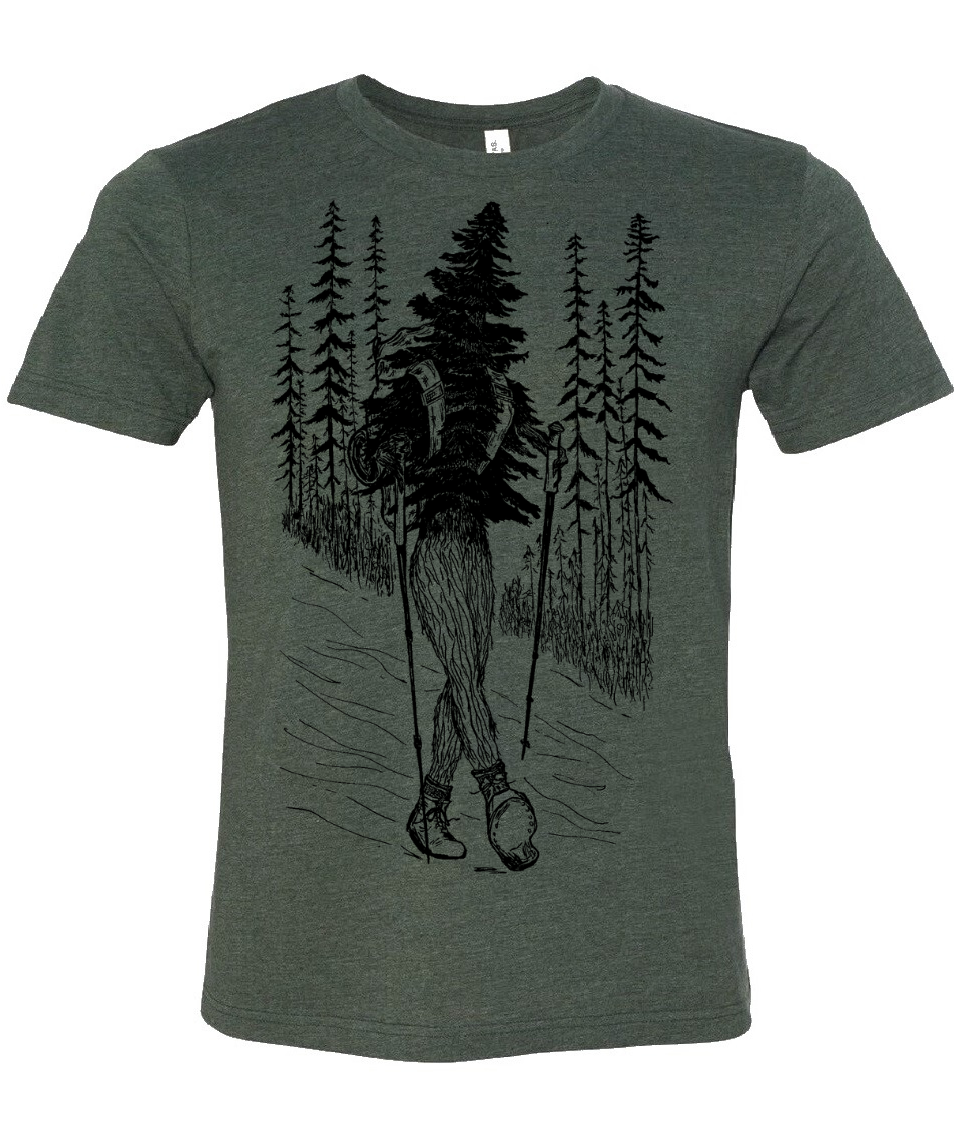 Hiking Tree Unisex T Shirt