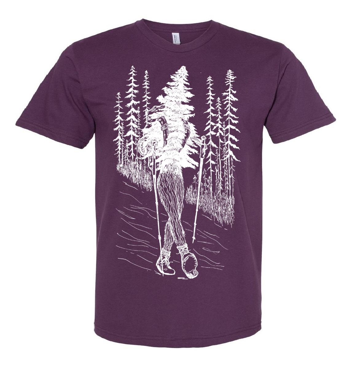 Hiking Tree Unisex T Shirt