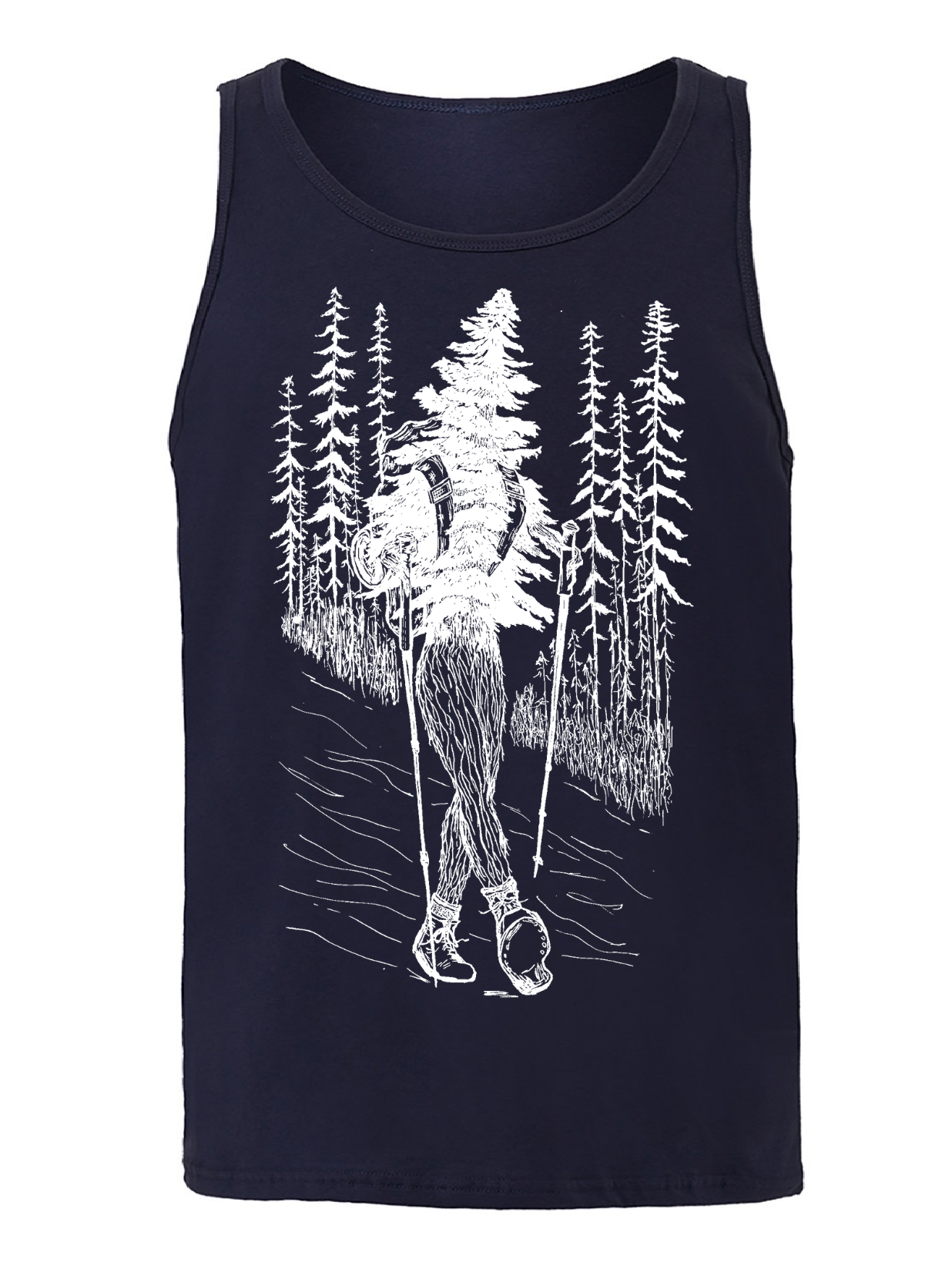 Hiking Tree Unisex Tank Top