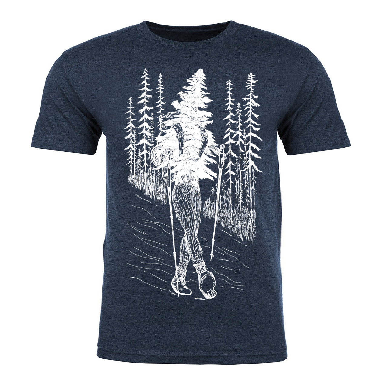 Hiking Tree Unisex T Shirt