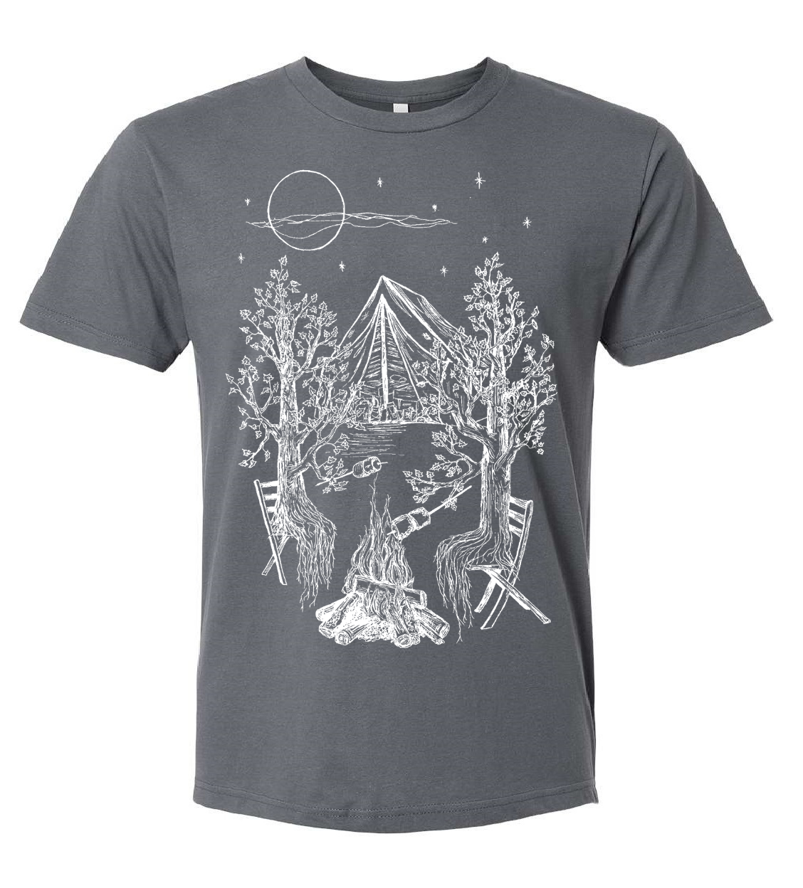 Camping Trees Unisex T Shirt