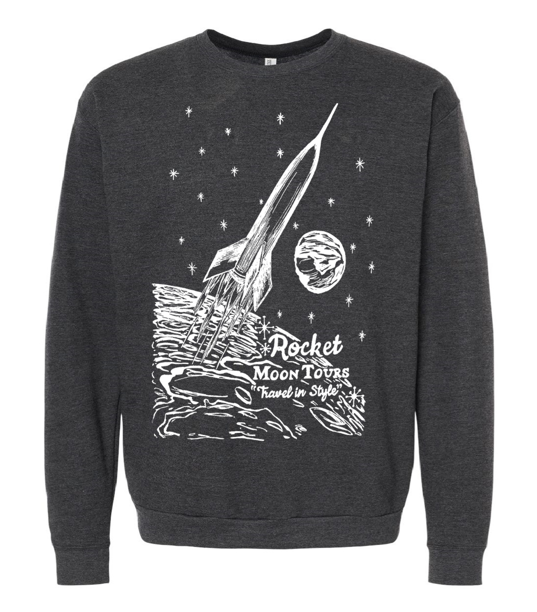 Rocket Moon Tours Unisex Fleece Crewneck