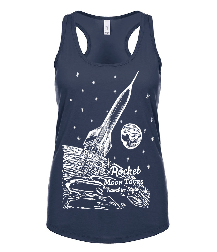Rocket Moon Tours Ladies Tank Top