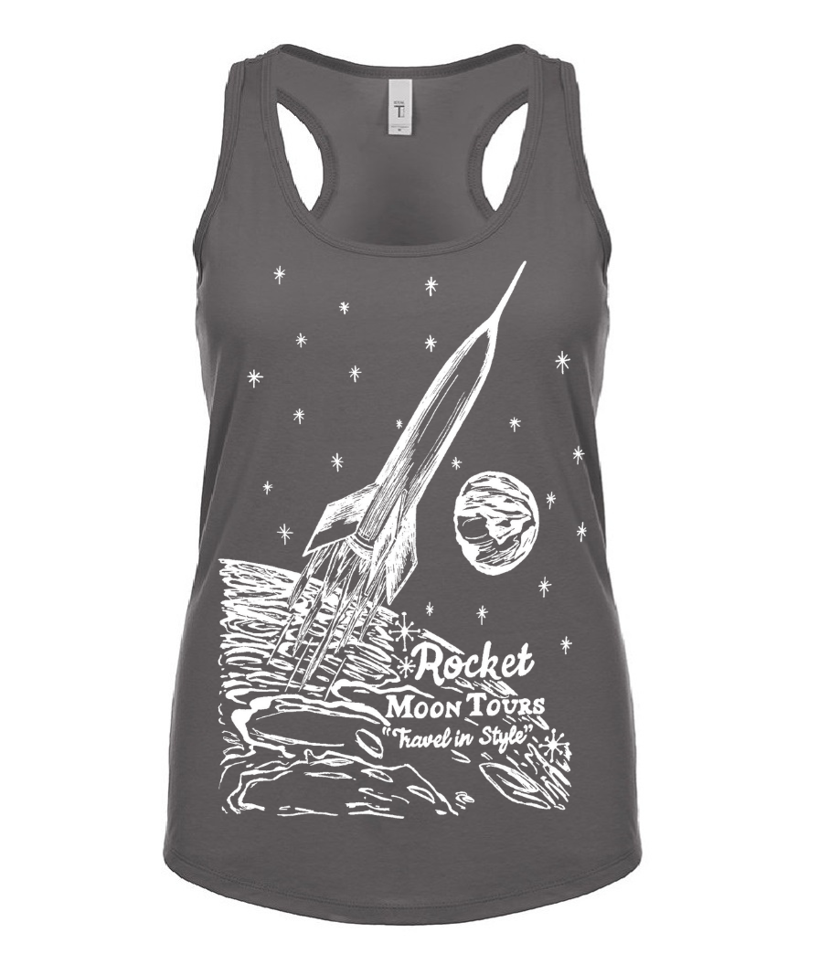 Rocket Moon Tours Ladies Tank Top