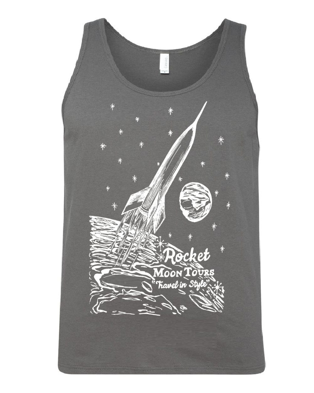 Rocket Moon Tours Unisex Tank Top