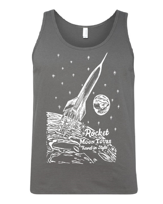 Rocket Moon Tours Unisex Tank Top