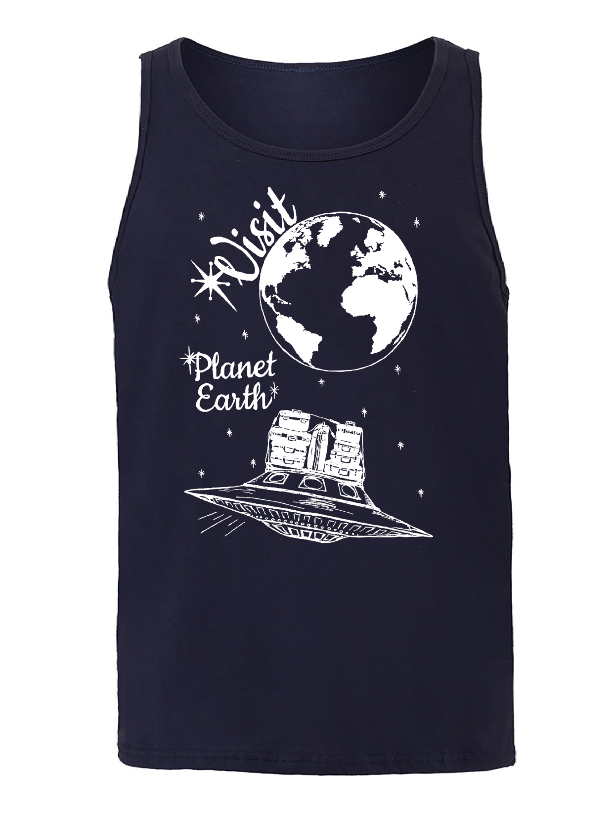 Visit Planet Earth Unisex Tank Top