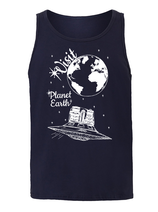 Visit Planet Earth Unisex Tank Top