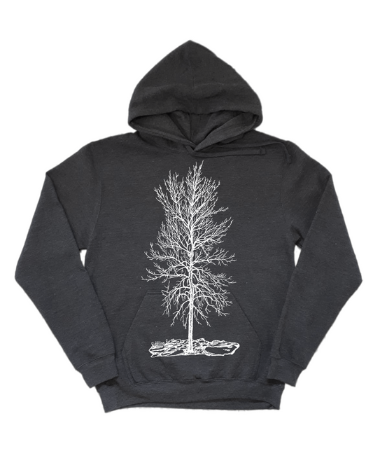 Solitude Tree Unisex Fleece Hoodie