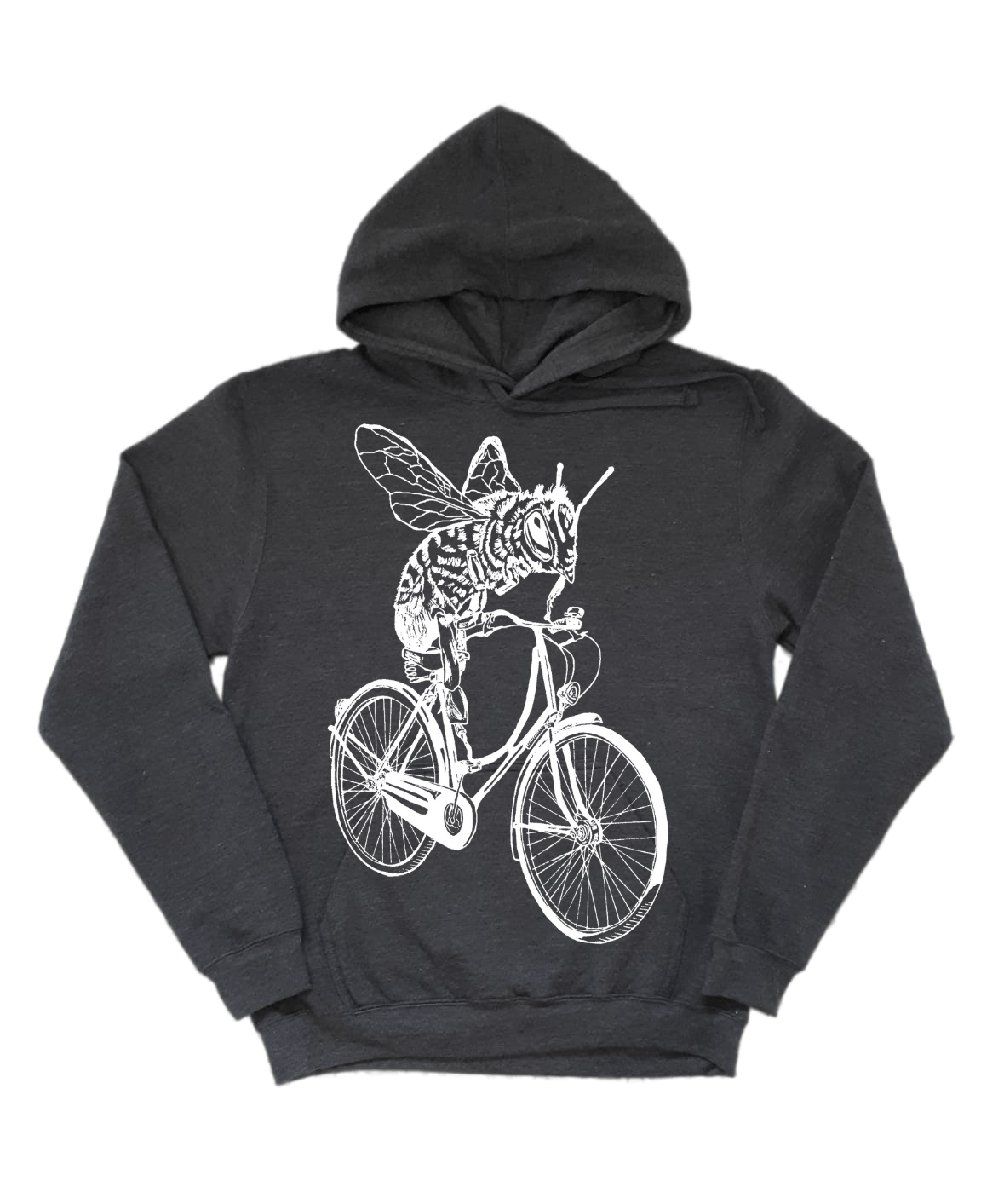 Bee-Cyclette Unisex Fleece Hoodie