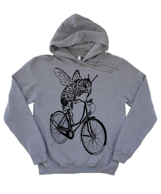 Bee-Cyclette Unisex Fleece Hoodie
