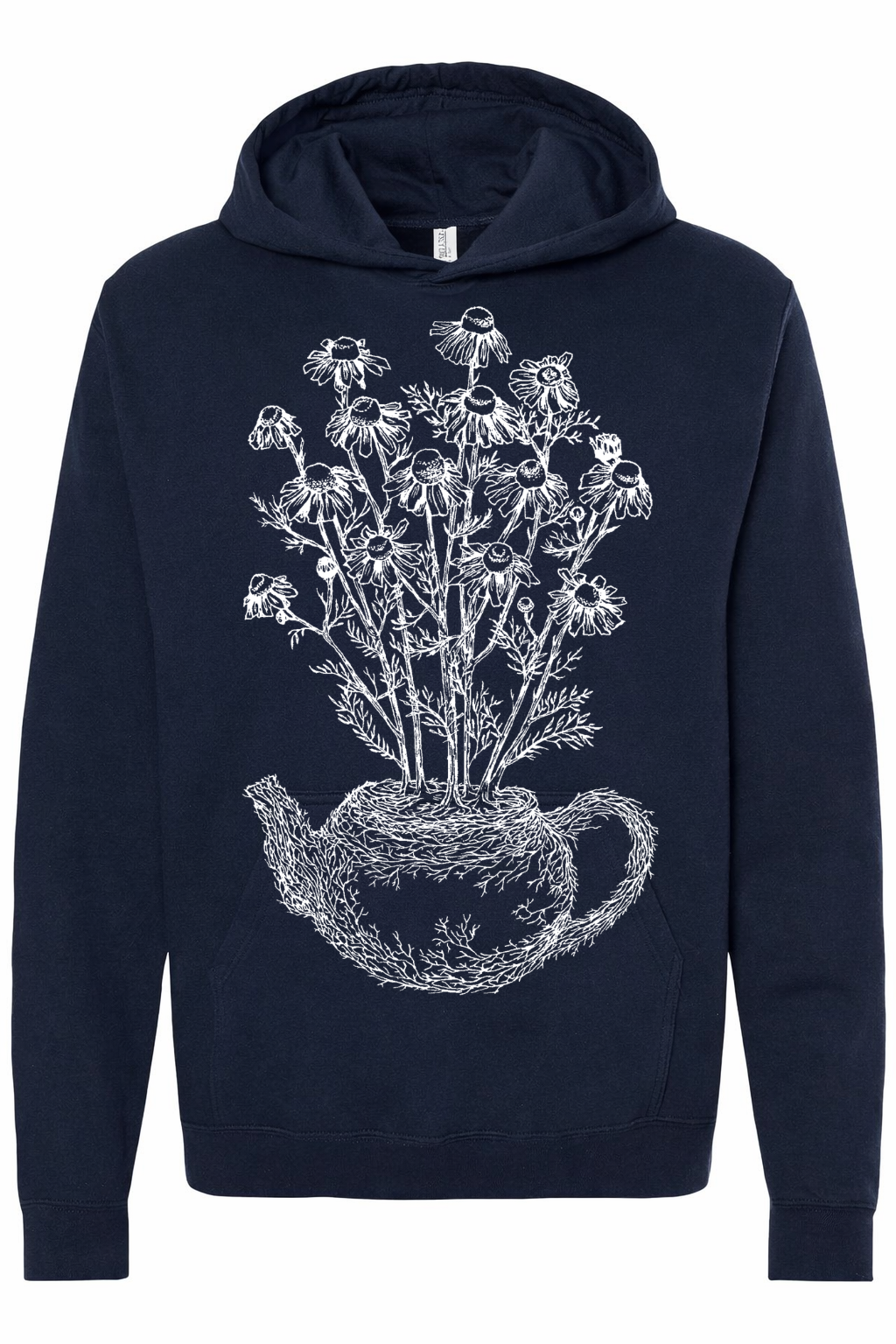 Chamomile Teapot Unisex Fleece Hoodie