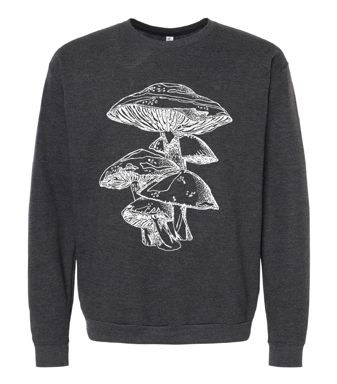 Mushrooms Unisex Fleece Crewneck
