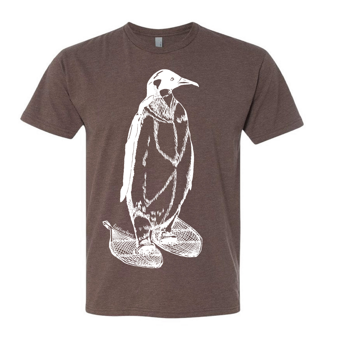 Penguin on Snowshoes Unisex T Shirt