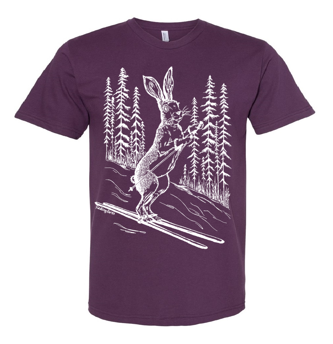 Bunny Hill Alpine Skier Unisex T Shirt