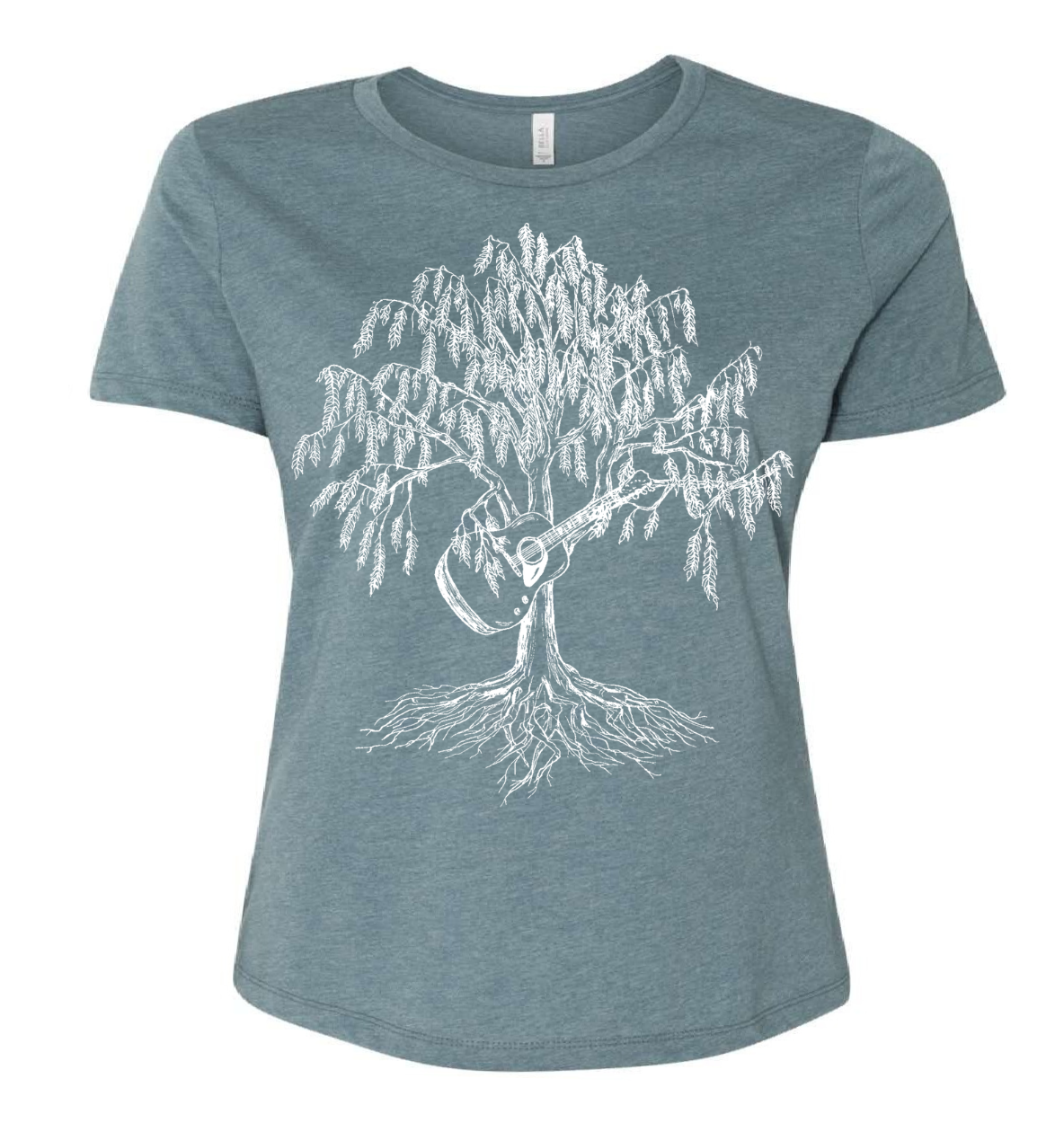 Weeping Willow Guitar Ladies Loose Fit T Shirt