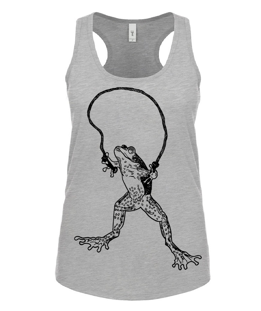 Jumping Frog Ladies Tank Top