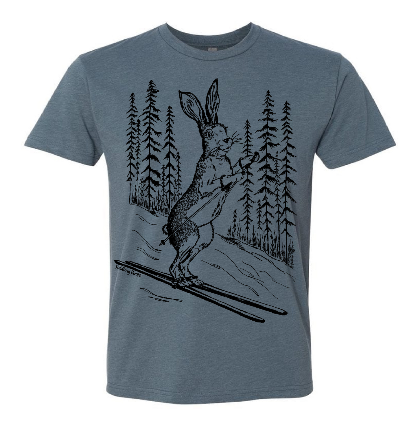 Bunny Hill Alpine Skier Unisex T Shirt