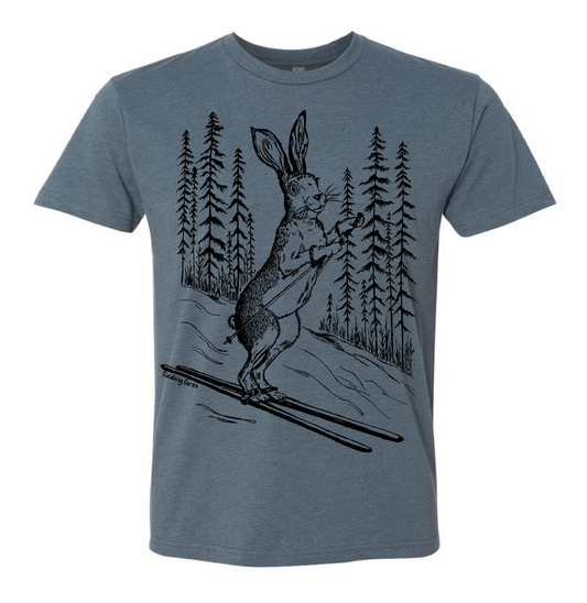 Bunny Hill Alpine Skier Unisex T Shirt