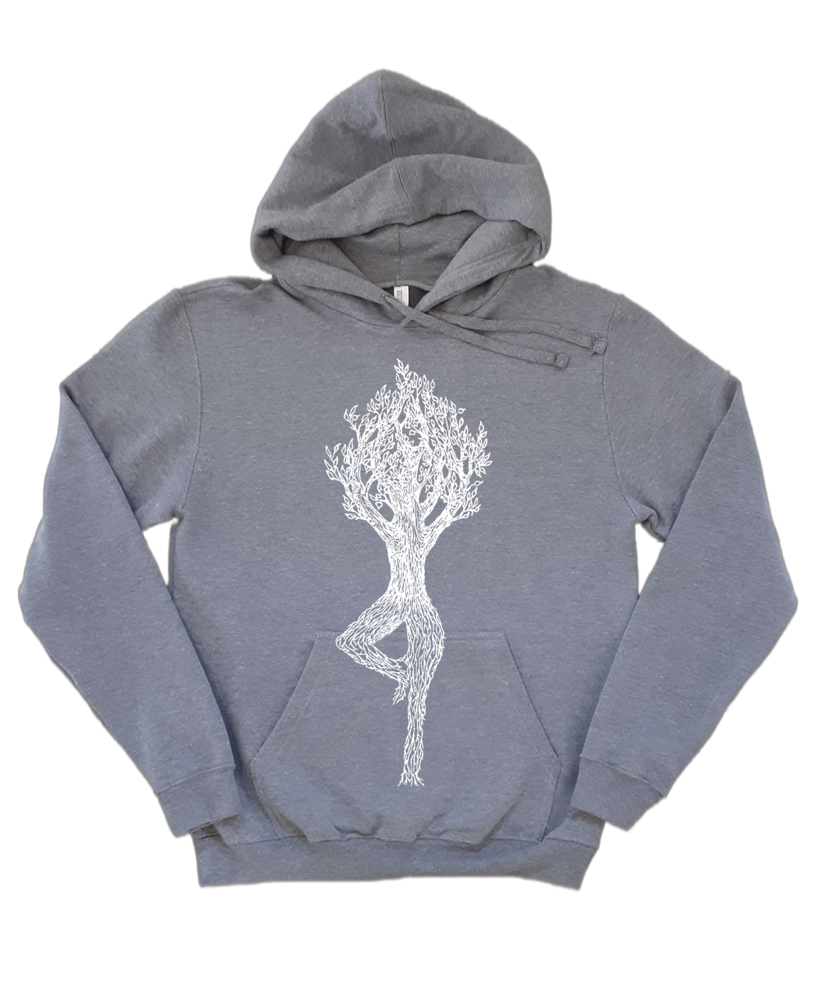 Tree Pose Yoga Unisex Fleece Hoodie