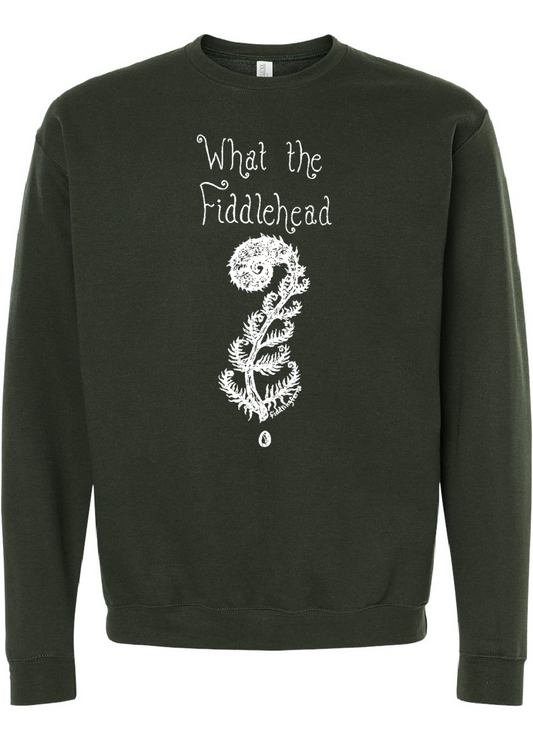 What the Fiddlehead Unisex Fleece Crewneck