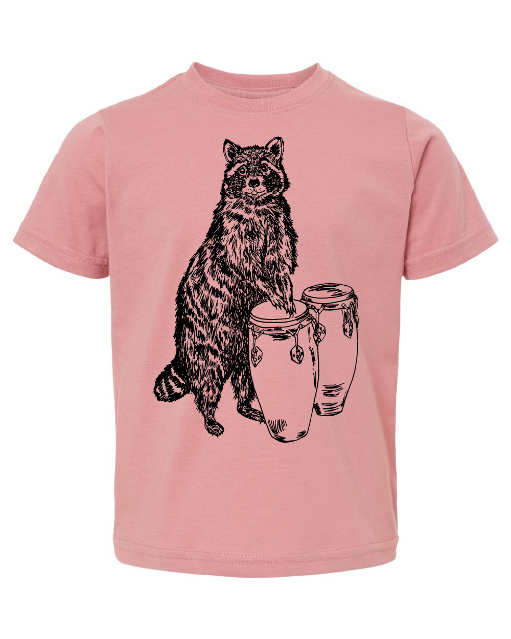 Raccoon Drummer Toddler Tee