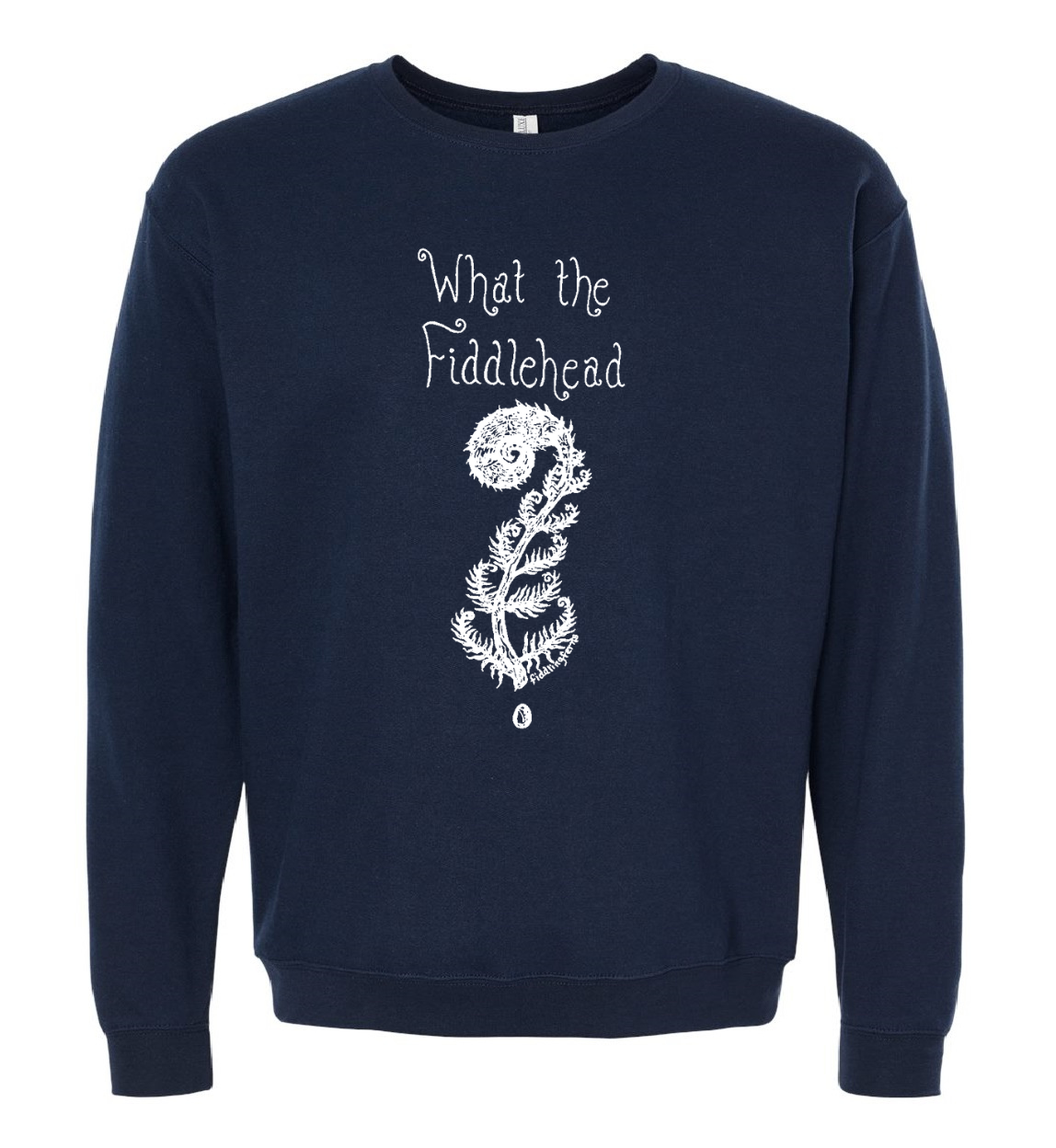 What the Fiddlehead Unisex Fleece Crewneck