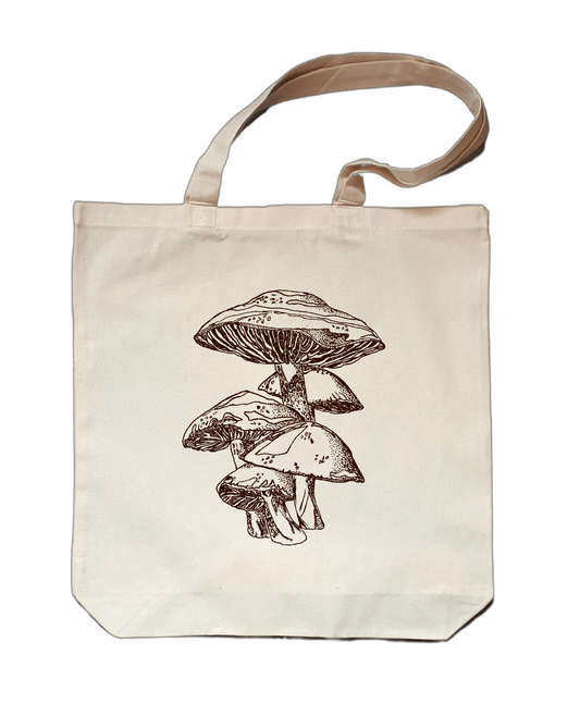 Mushrooms Small Cotton Tote