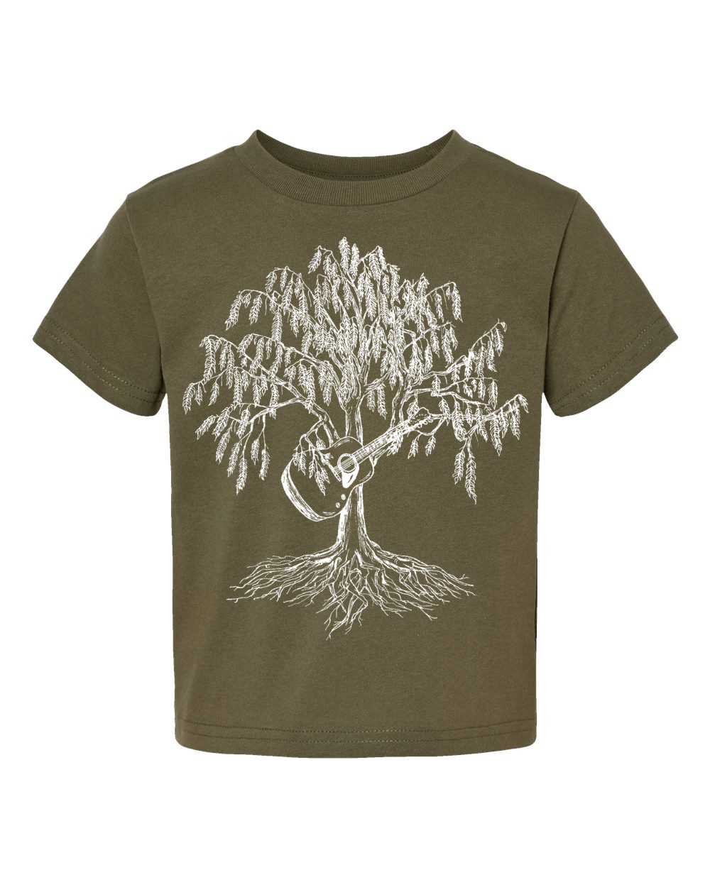 Weeping Willow Tree Guitar Toddler Tee