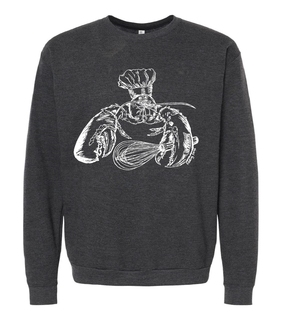 Lobster Chef Unisex Fleece Crewneck