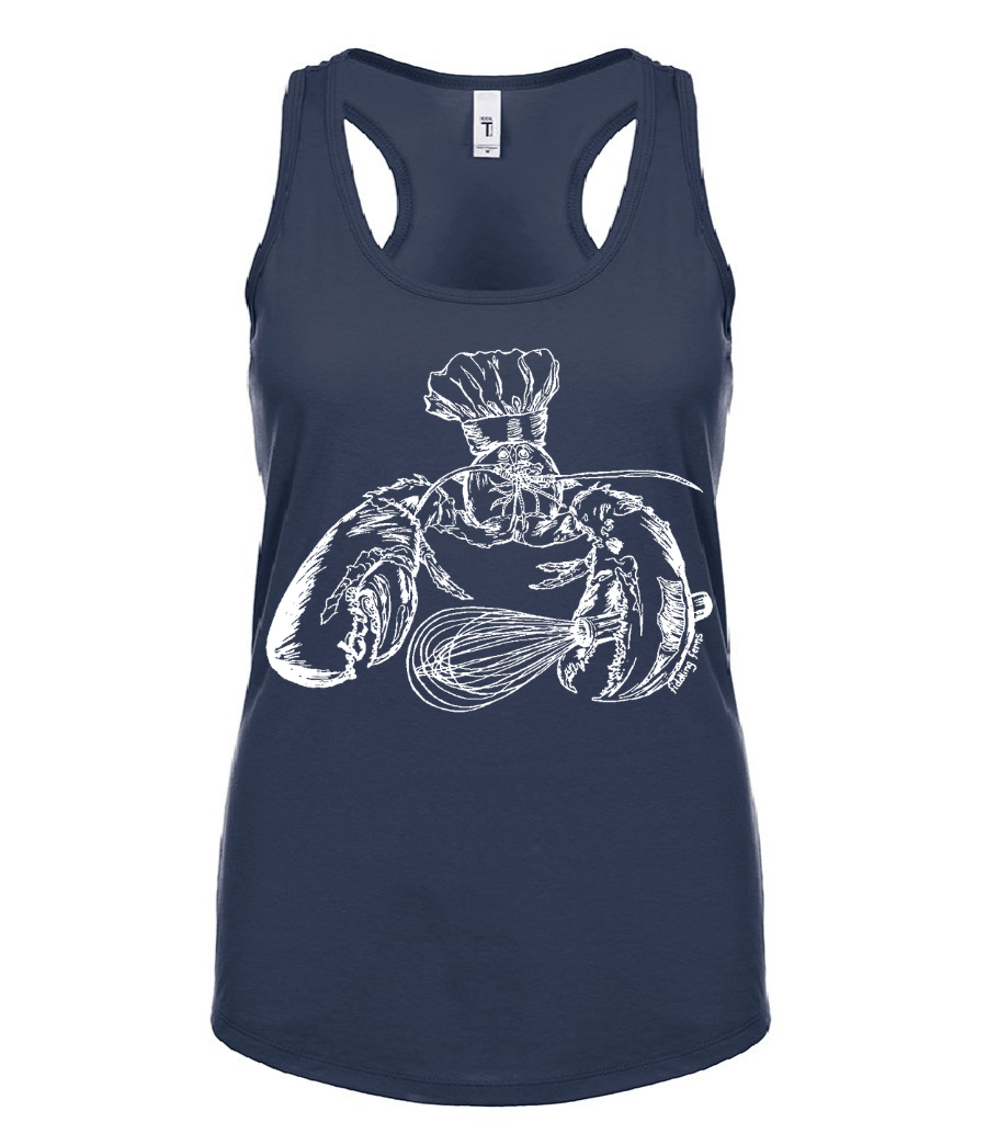 Chef Lobster Ladies Tank Top