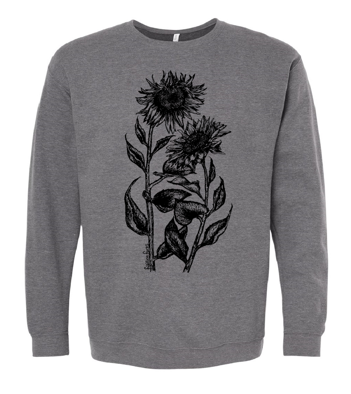 Sunflowers Unisex Fleece Crewneck