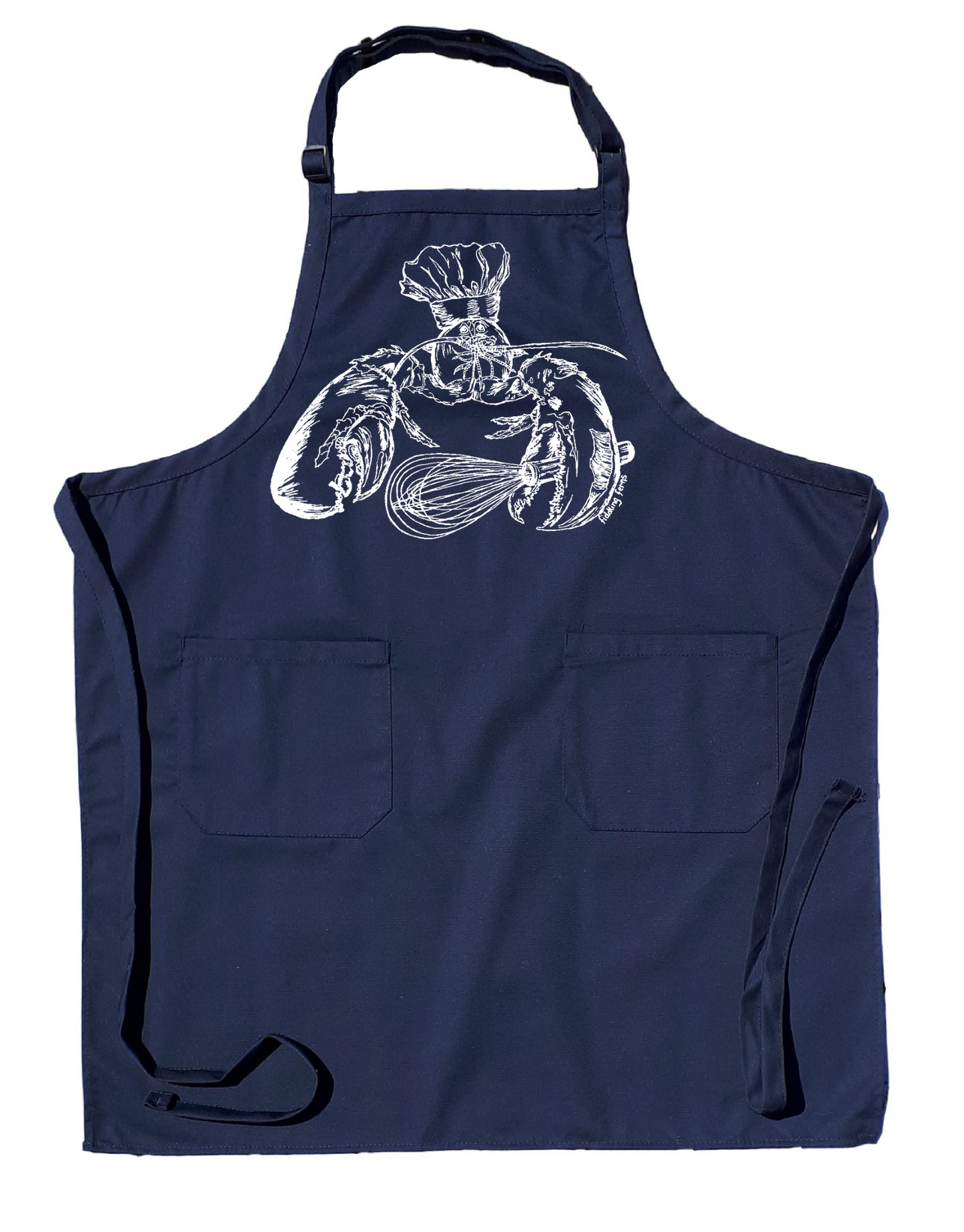Lobster Chef Apron with Pockets