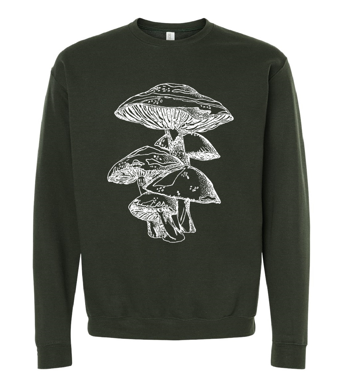 Mushrooms Unisex Fleece Crewneck