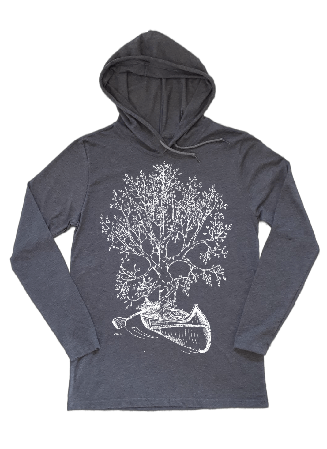 Birch Tree in a Canoe Unisex Lightweight Hoodie
