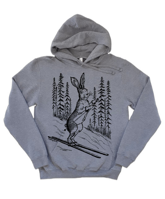 The Bunny Hill Unisex Fleece Hoodie