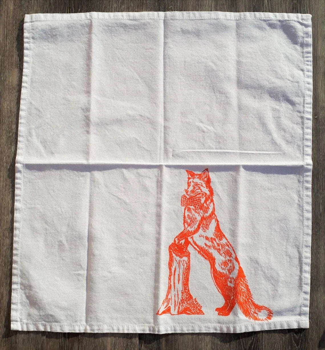 Set of 4 Forest Animal Napkins Bright